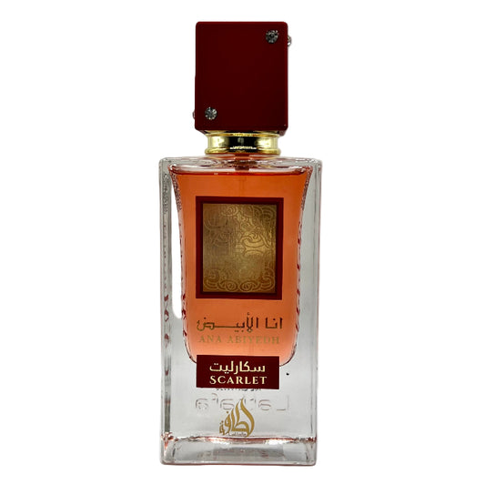 Lattafa Ana Abiyedh Scarlet perfume decant sample