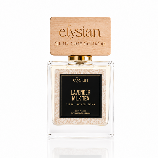 Elysian Parfum Lavender Milk Tea perfume bottle