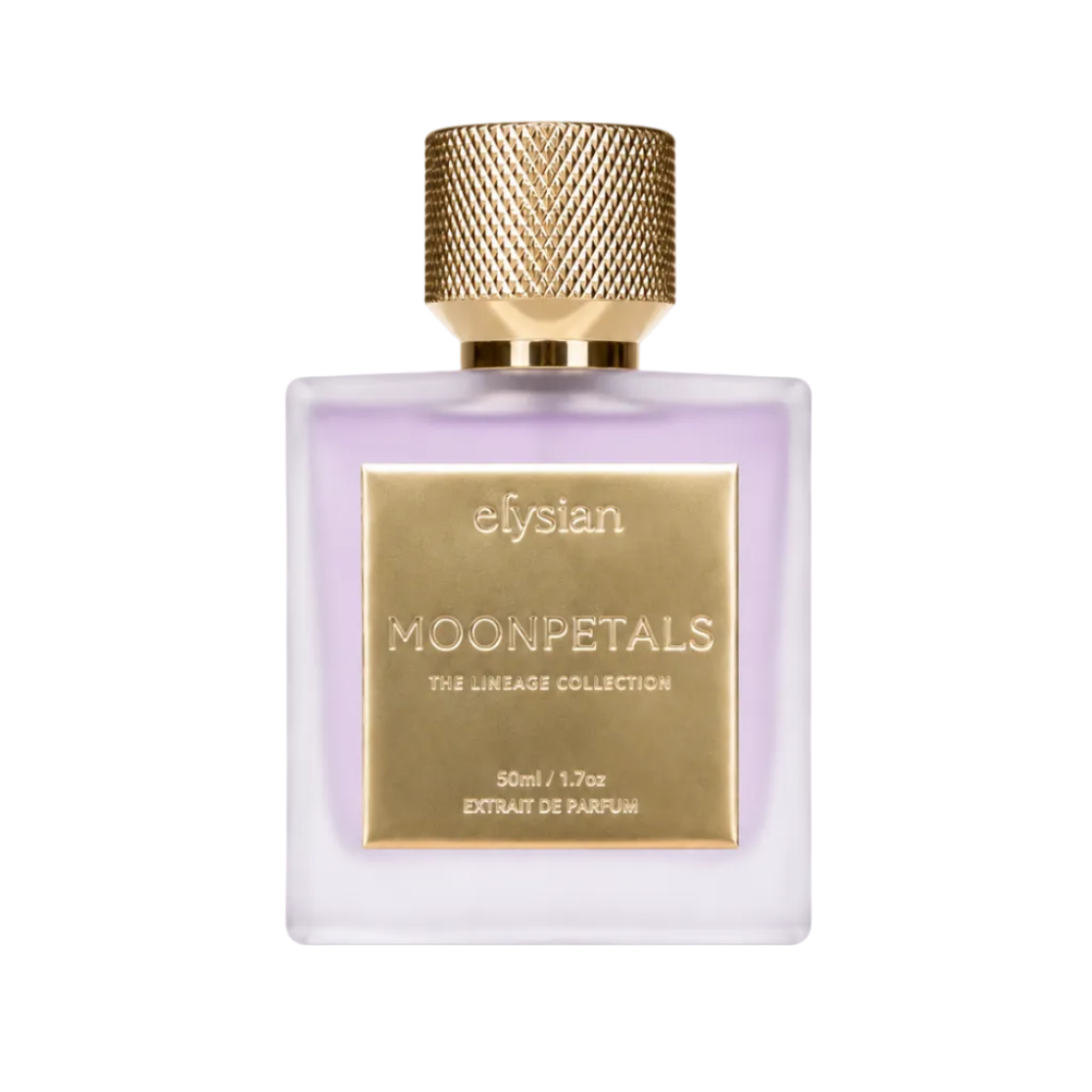 Elysian Parfum Moonpetals 50ml perfume bottle