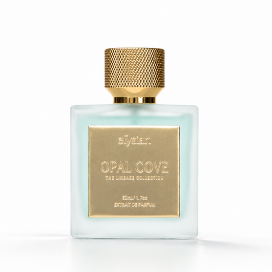 Elysian Parfum Opal Cove 50ml perfume bottle