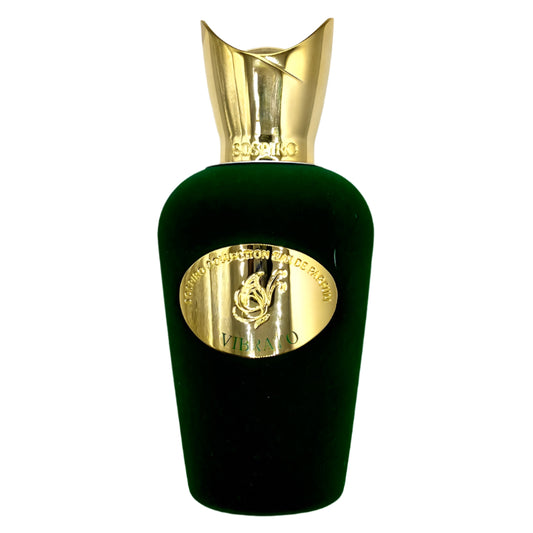Sospiro vibrato green velvet perfume bottle